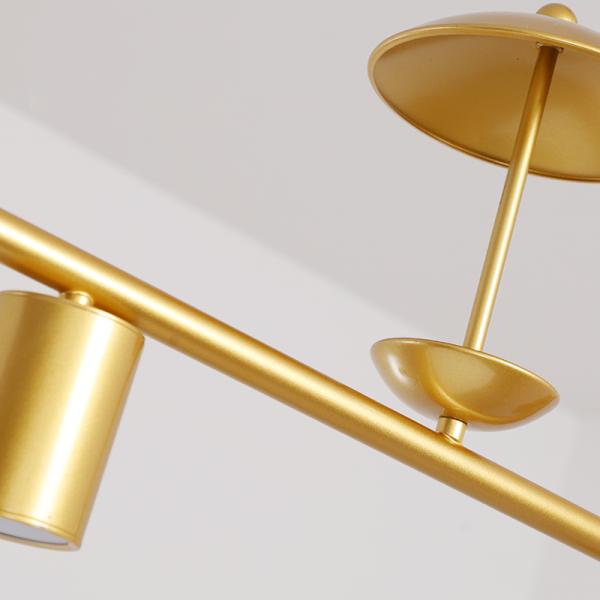 Black Simple LED Chandelier Modern Kitchen island Long Hanging Light(WH-MI-276)