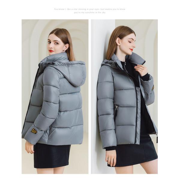 Unisex Casual Print Mechanic Duck Down Winter Clothing Light Weight Feather Puffer Coat
