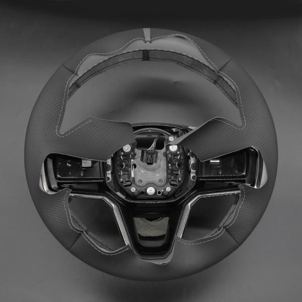 Hand Stitch Genuine Leather Steering Wheel Cover for Land Rover Range Rover Sport III(L461) Evoque II (L551)  Velar (L560)