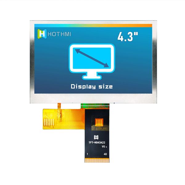 4,3 модуль дисплея LCD IPS температуры дюйма 480x272 MCU широкий