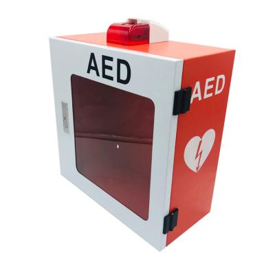 Caixa universal dos armários do desfibrilador do AED, a interna e a exterior do desfibrilador