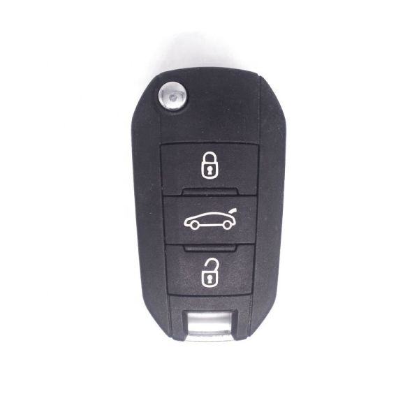 FSK433MHz 2 buttons 46chip Flip Controlled Remote Car Key Folding Remote