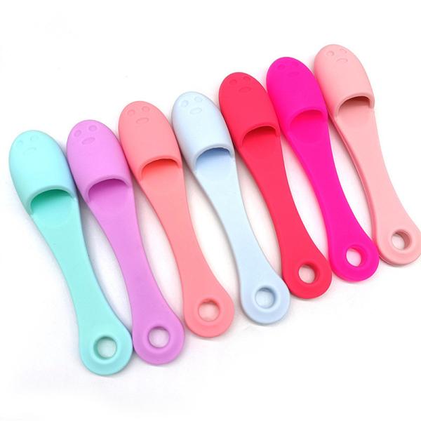 Soft Cleaning Brushes Face Washing Massage Cleaner Scrubber Silicone Facial Brush