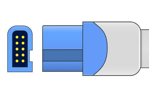 Переходник Spacelabs SpO2 привязывает 700-0030-00 10Pin для терпеливого монитора
