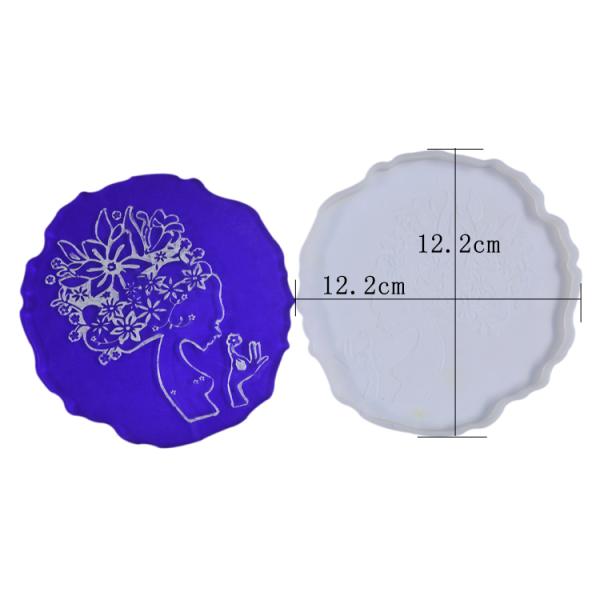 El molde hecho en casa sostenible grande del silicón de DIY almacenó productos de la resina de epoxy