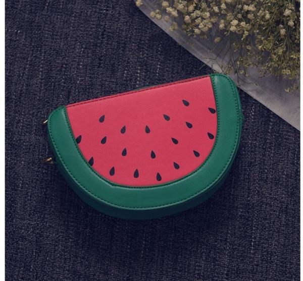 2016 Korean version of the new summer fruit character Funny shoulder bag diagonal package female tide