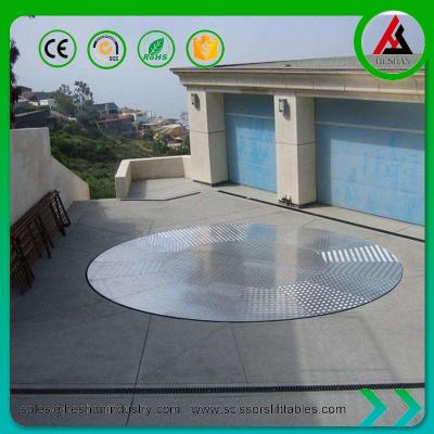 Narrow Driveway Car Turntable Electric Exhibition Car Show Rotating Platform