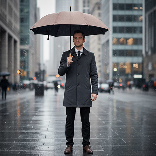 UV50+ Sun Protection Umbrella with Windproof & Waterproof Design and Fiberglass Ribs for Ultimate Outdoor UV Shield