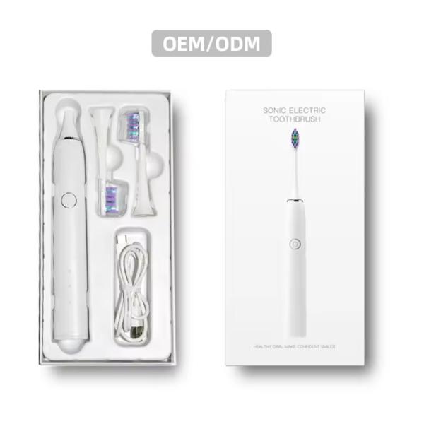 Brush Head Diameter 0.12/0.15mm Sonic Electric Toothbrush 30 Sec Interval Reminding SN302