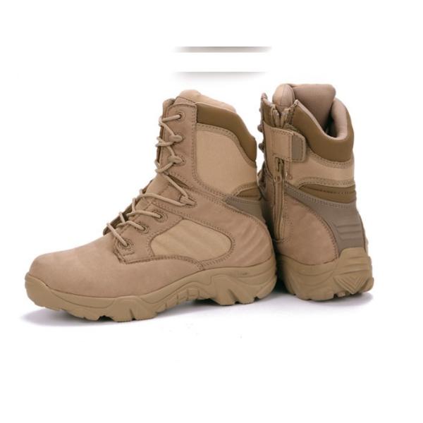 Классическая военная подготовка хлопка холста обувает ботинки для солдата армии