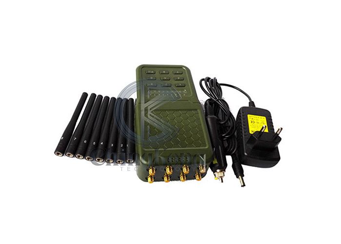 DCS 8 GSM Jammer сигнала крышки нейлона портативный соединяет 2G 3G 4G LOJACK GPS