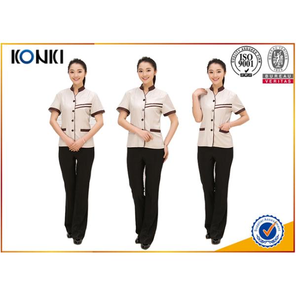 Delicate Handwork Hotel Staff Uniform Female And Male Various Colors