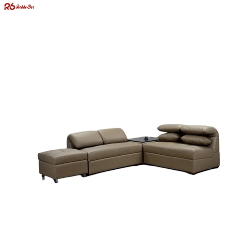Modular Contemporary Leather Sofa Distressed Sectional Furniture Formaldehyde Free