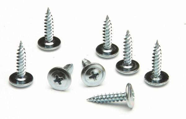 C -1022 Steel Wafer Head Self Tapping Drywall Screws / Self Drilling Wood Screws