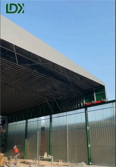 20 X 10m Padel Court With Roof Electric Padel Roof Customized Outdoor Padel