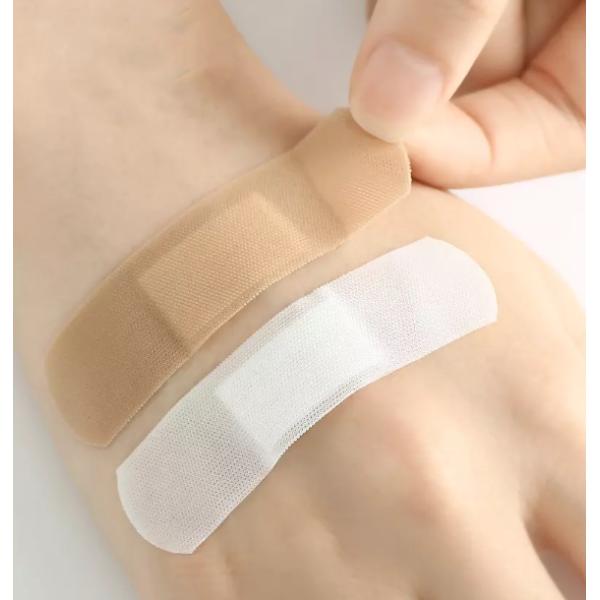 high quality white band-aid fabric medical wound adhesive plaster custom printed band aid