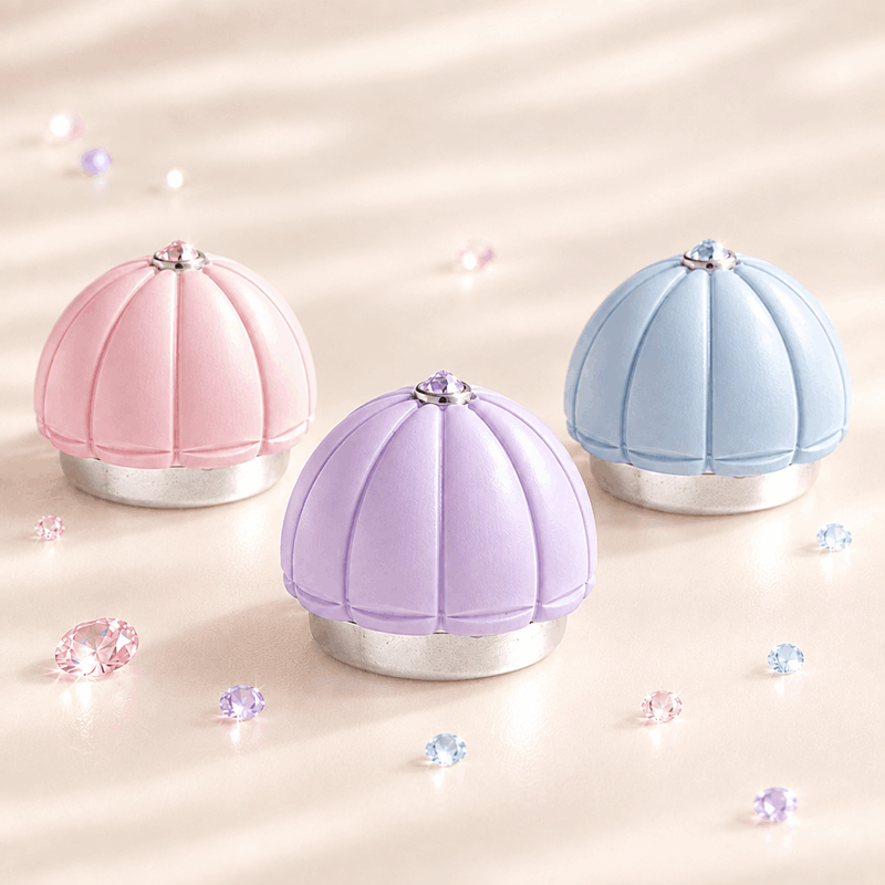 Perfume Bottle Caps Magnetic Weighted Plastic Dome Ribbed Cover Accessory