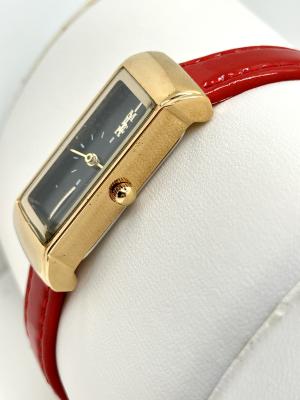 Ceinture en cuir de luxe pour femme, montre de poignet imperméable au quartz, avec option de gravure.
