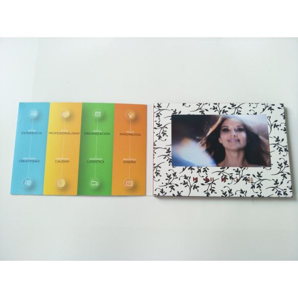 Paper HD 4.3 Inch Video Brochure Space Saving Customizable With Modern Design