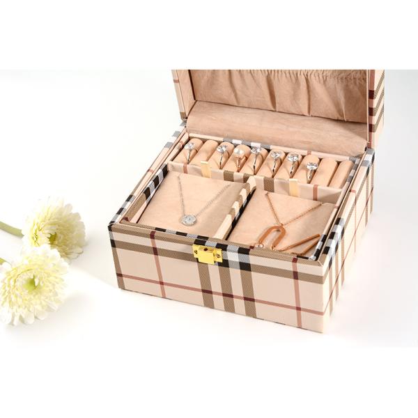 Jewelry display Box PU Leather Storage Case