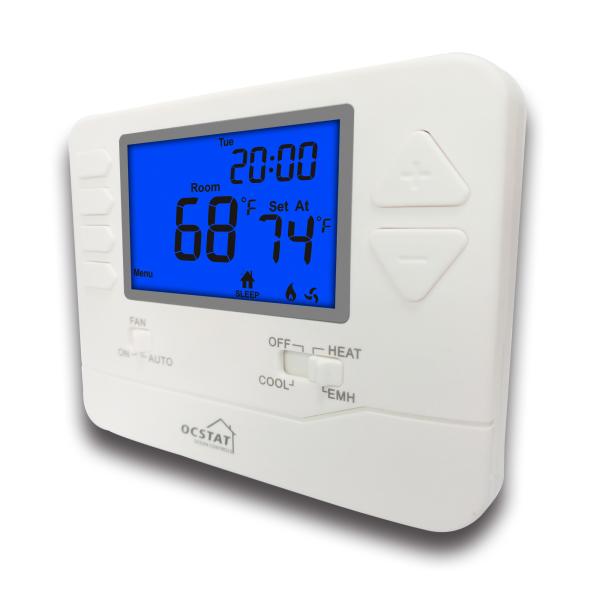 24Vデジタル2熱/1冷房ルームヒートポンプサーモスタット（デュアル電源）
