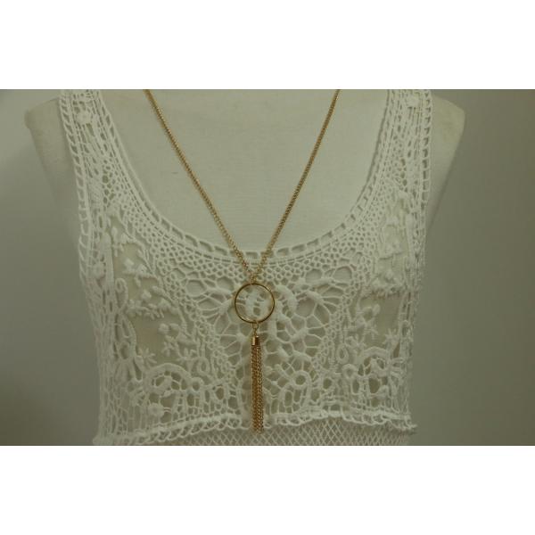 Chaînes de sac à main en métal d'OEM, chaîne argentée de collier d'or de