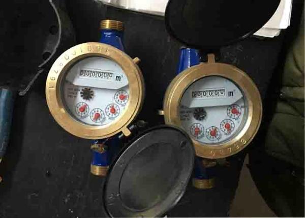 Brass Housing Multi Jet Water Meter For Clean Water Utility Billing Dn20