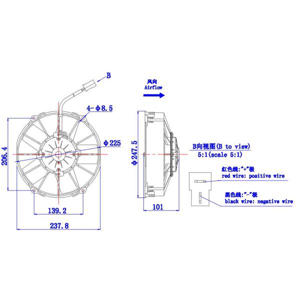 Bus A/C parts, Latest universal air conditioner fan, A/C condenser fan