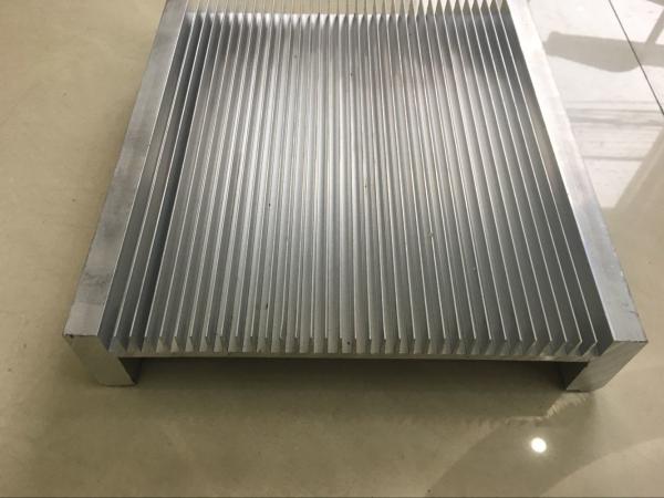 Perfis de alumínio de trituração do dissipador de calor do CNC, perfil de alumínio grande do dissipador de calor