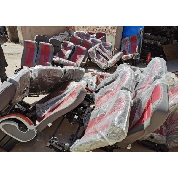 Bus Parts 7204-00440 Double Seat/Group Red Passenger Seat for Zhongtong Bus Year 2005-