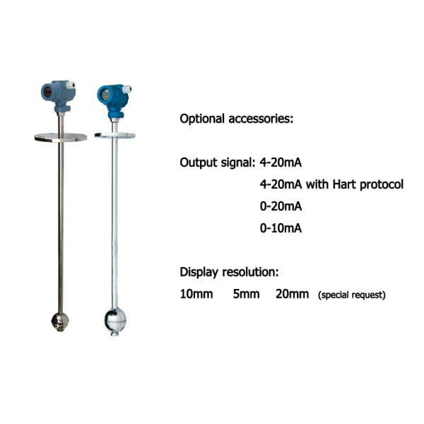 Water And Oil Tank Float Ball Level Gauge Polypropylene Anti Corrosion