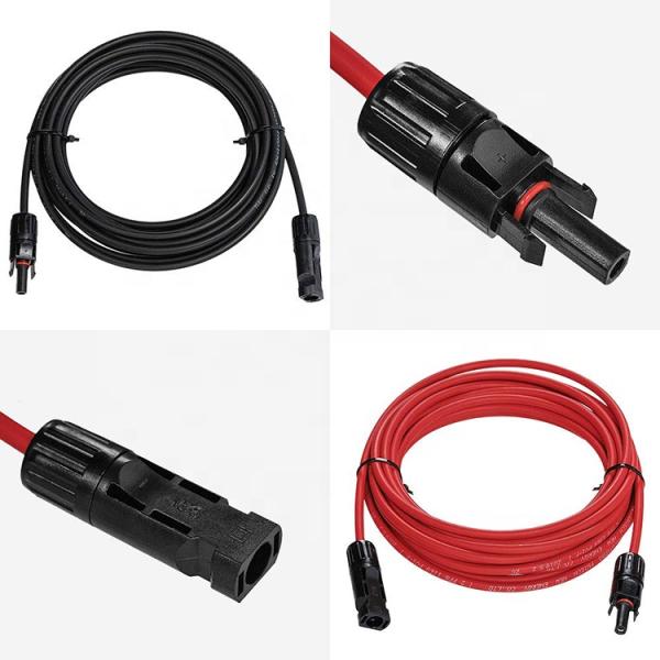 10 удлинительный кабель соединителя 4mm2 6mm2 метра двойной солнечный