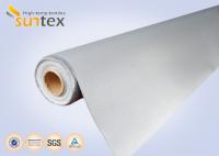 Fire Resistance Waterproof Polyurethane / PU Fiber Glass Cloth For Welding Blanket & More