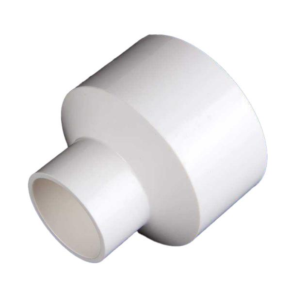 Concentric Reducer PVC Drainage Pipe Fittings Water Supply High Pressure Plastic Tube