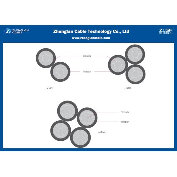AS/NZS 3560.1 AL / XLPE 2x25mm2 Aerial Bunded Cable