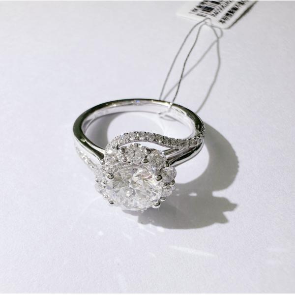 Fortune Flower Customized 18K Gold Diamond Ring Engagement Wedding Banquet Women's Fine Jewelry with IGI GIA Lab Grown Diamond