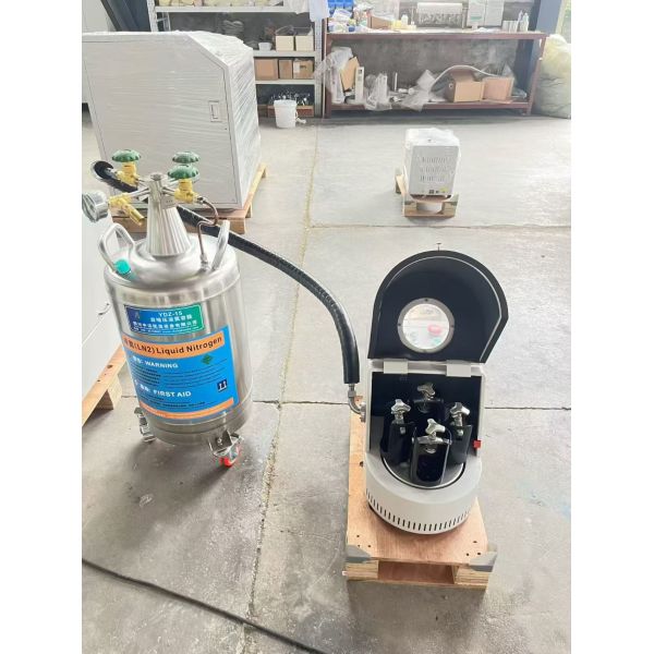 Partículas en máquinas de preparación rápida de muestras planetarias a nanoescala de 1-100 nm