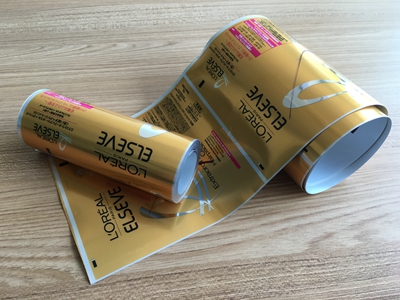 Aluminum Barrier Plastic Laminate Web for Shampoo Tube Packaging