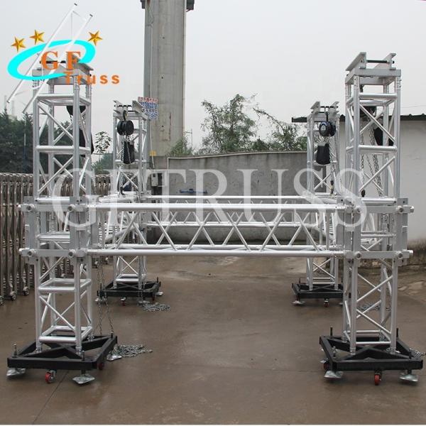 Anti Rust Iron Steel Lighting Truss Lifting System For Chain Hoist