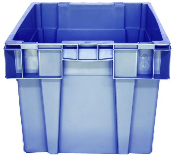 Two Color Turnover Nesting Crate Storage Box Container Stackable Logistics