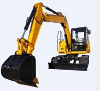 profundidade de escavação 3898mm do mini máximo de 7,5 toneladas do escavador da máquina escavadora da esteira rolante 7500kg micro