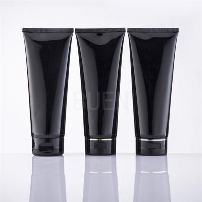 Tubo cosmético plástico Matte Black Mini 30ml do aperto da fundação
