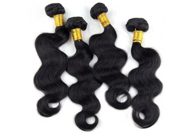 100% Unprocessed Indian Human Hair Extensions Pure Original Body Wave Double Weft