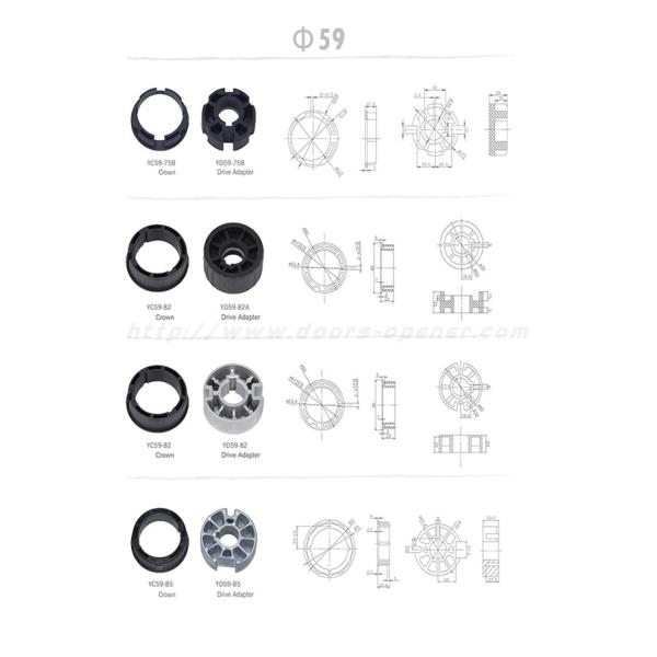 Шторка ролика мотора 15RPM AC 220V 10N.M трубчатая
