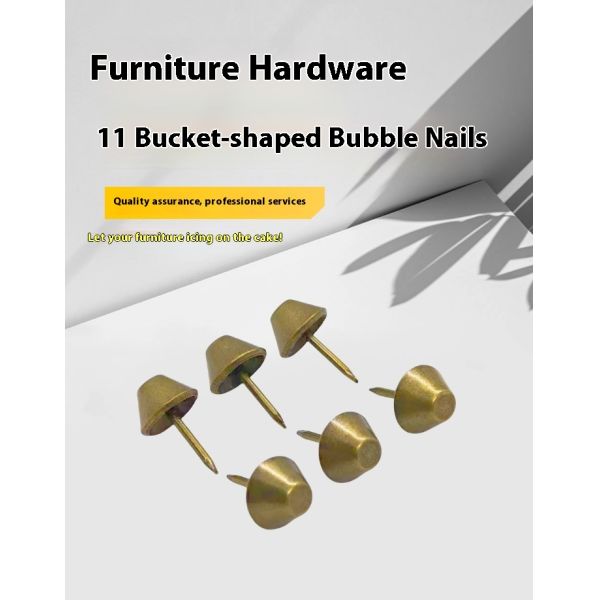 Bucket-shaped Bubble Nails for Sofa Furniture Decoration Large Head Nails and Bubble Nails