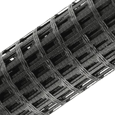 Estilo de design chinês Geogrid de fibra de vidro de alta resistência à tração para construção rodoviária