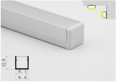 UV Resistance LED Strip Aluminium Extrusion , Aluminum LED Profile Housing 9.6 X 12mm