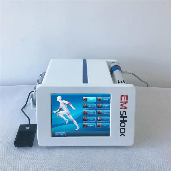 Portable 2 in 1 Electrical Muscle Stimulation Machine Acoustic Radial Shock Wave Type