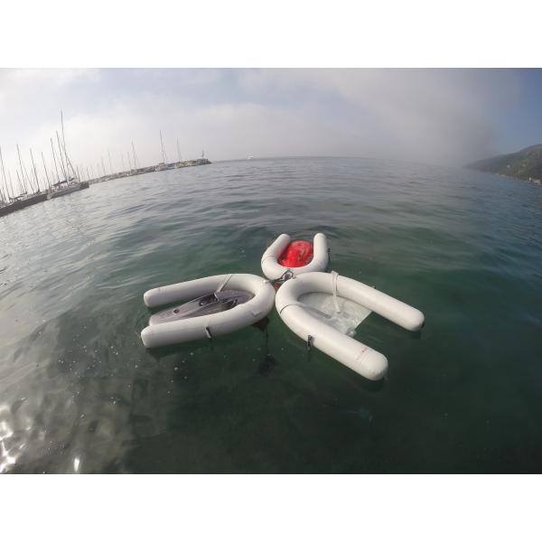 U Shape Inflatable Floating Dock For Motorboat Inflatable Jet Ski Dock