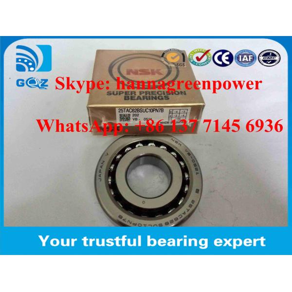 60° Ângulo de contacto 25TAC62BDBC10PN7B Rolamento de contacto angular para parafuso de esferas